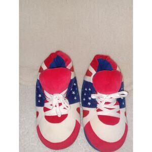 Happy Feet- Patriot, Fun ,House Slippers , Sz L